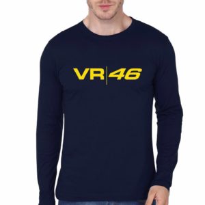 VR 46 Navy Blue Full Sleeve Tee