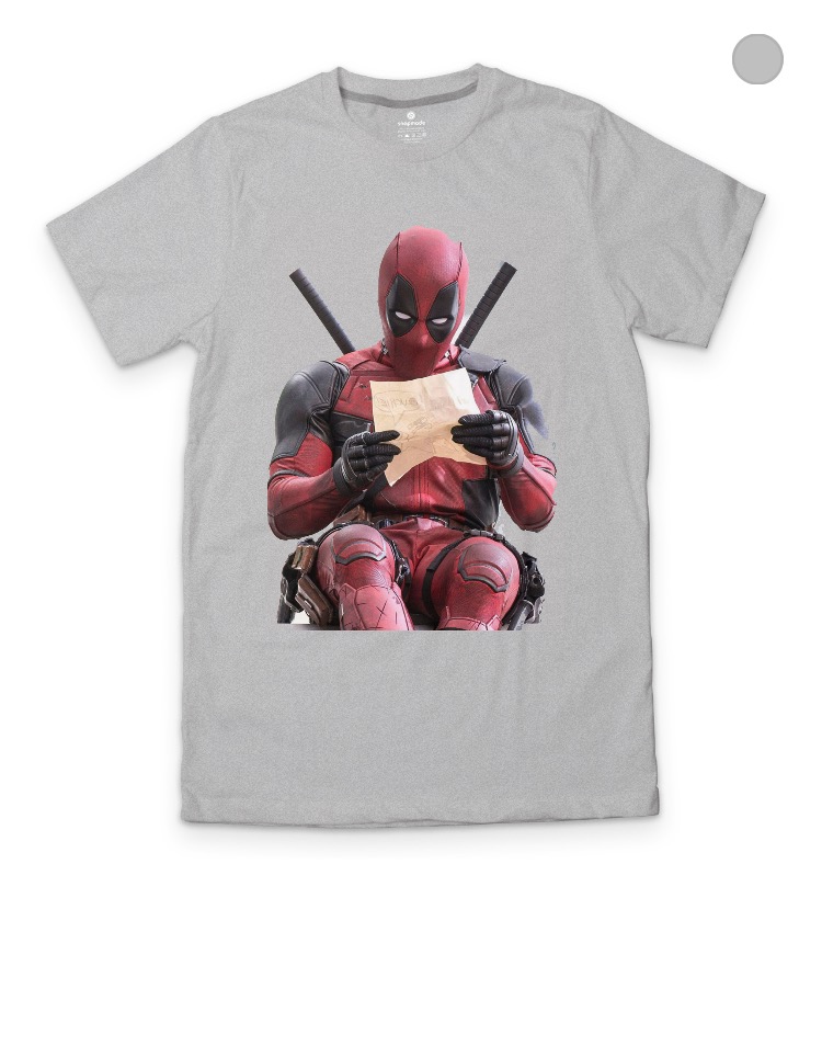Deadpool Black T-Shirt - Image 3