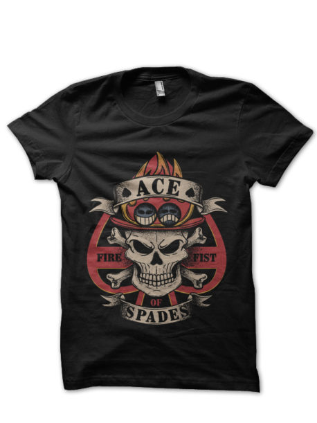 Burning Skull Black T-Shirt