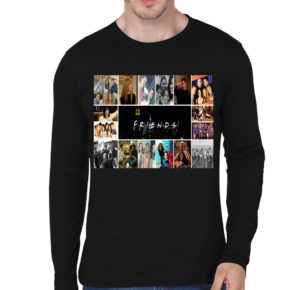 Friends Black Full Sleeve Tee