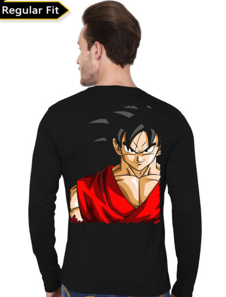 Goku DBZ Black Full Sleeve Tee