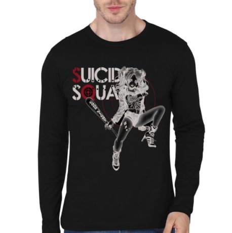 Suicide Squad Black Full Sleeve T-Shirt