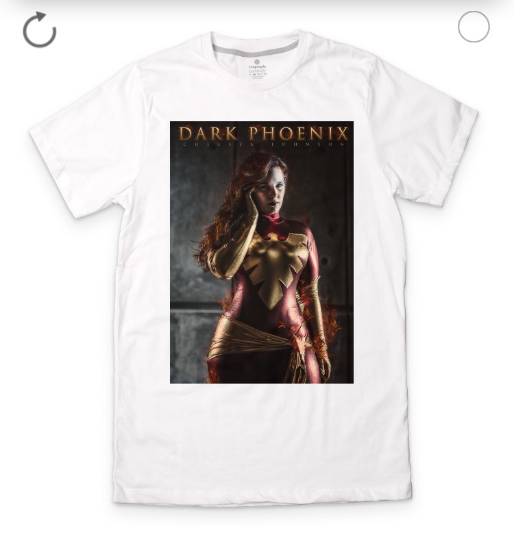 Dark Pheonix White T-Shirt