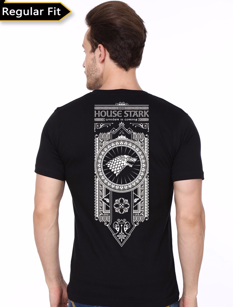 House Stark Black Tee - Image 3