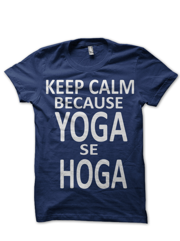 Keep Calm Yoga T-Shirt - Image 2