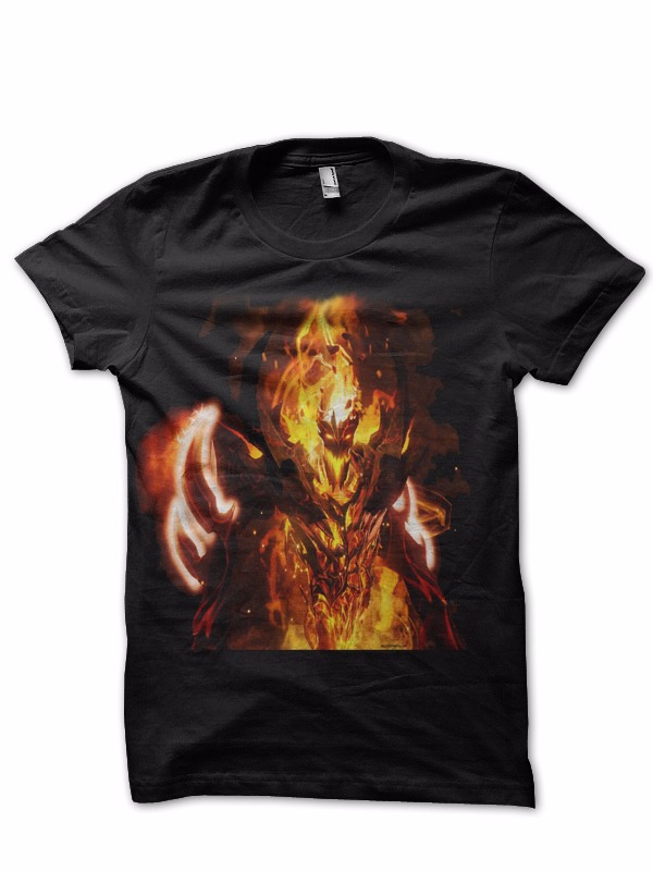 Fire Monster Black Tee