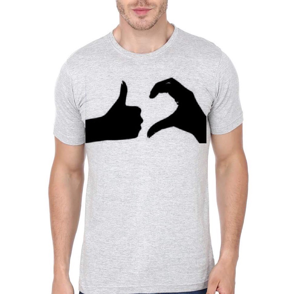 No Love Grey T-Shirt