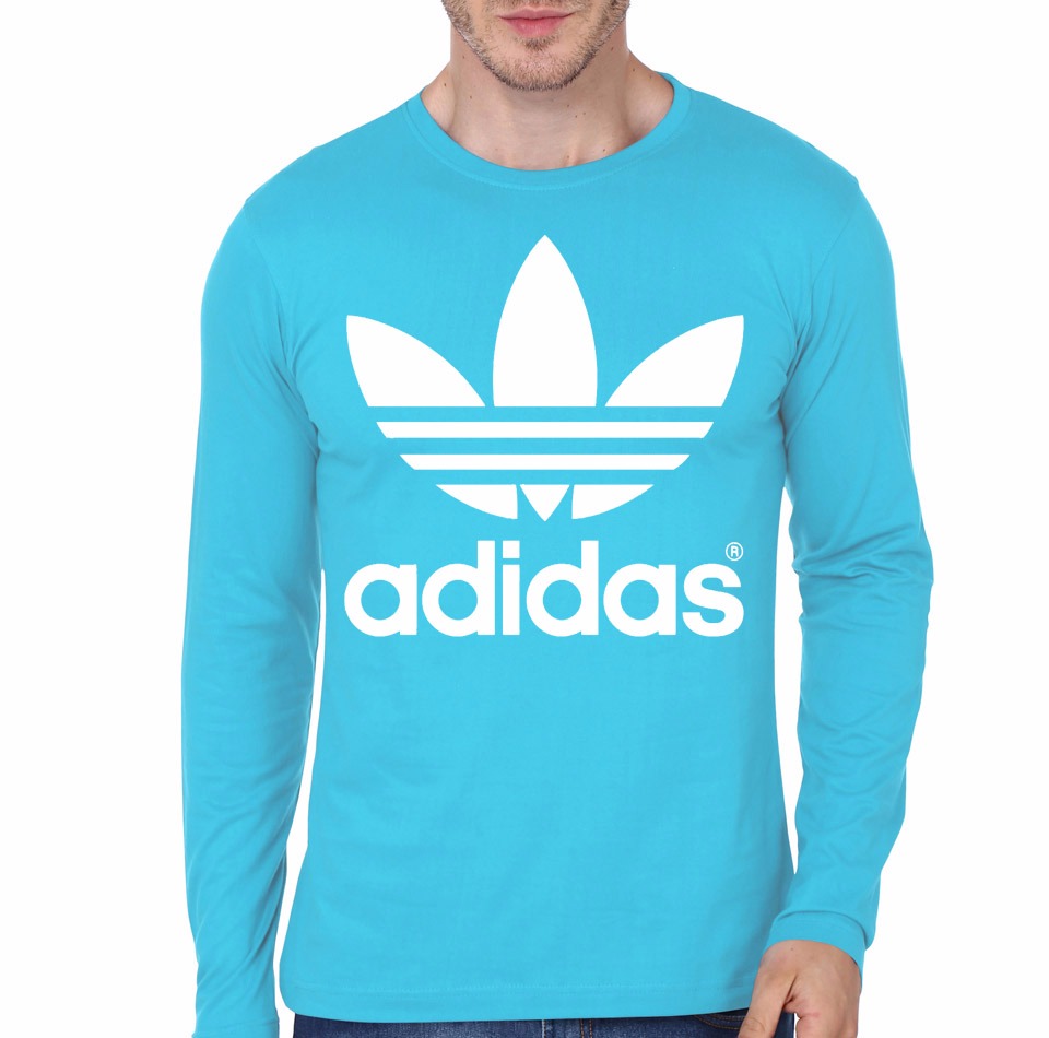 light blue adidas shirt