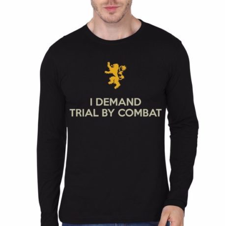 Trial By Combat Black Full T-Shirt