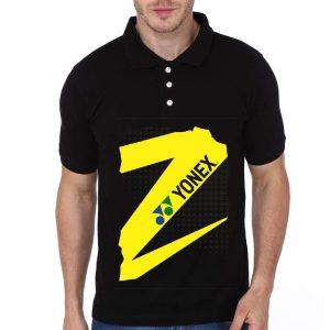 Yonex Black Polo Tee