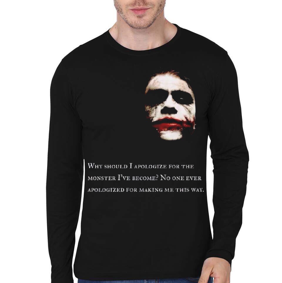 Joker Black Full Sleeve Tee