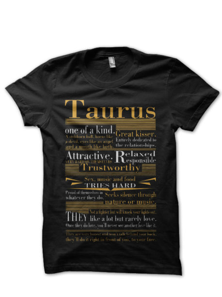 Taurus Black T-Shirt