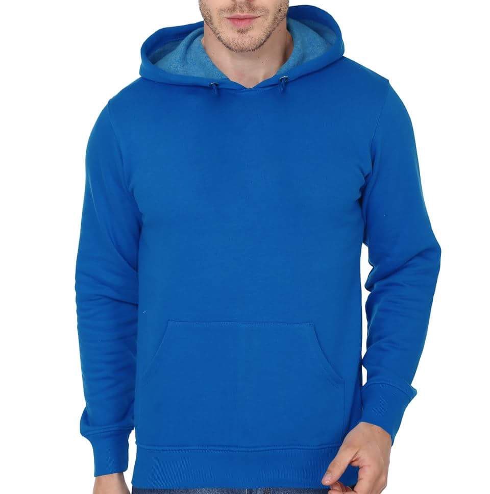 Kings Are Born In February Blue Hoodie - Image 3