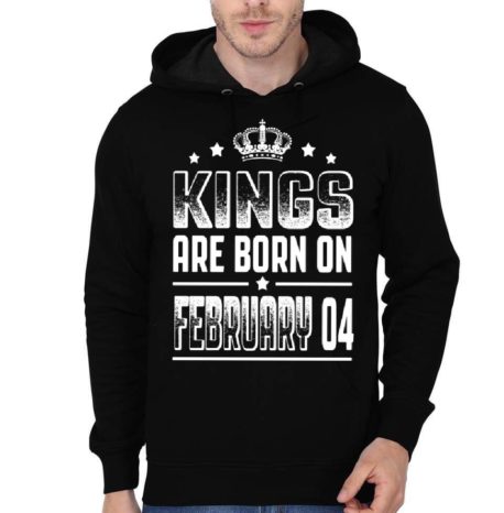 Kings Are Born In February Hoodie