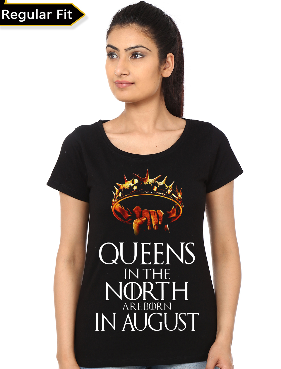 Queens Are Born In August T-Shirt