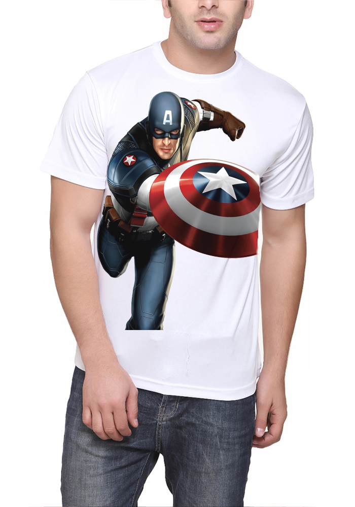 captain america t shirt black