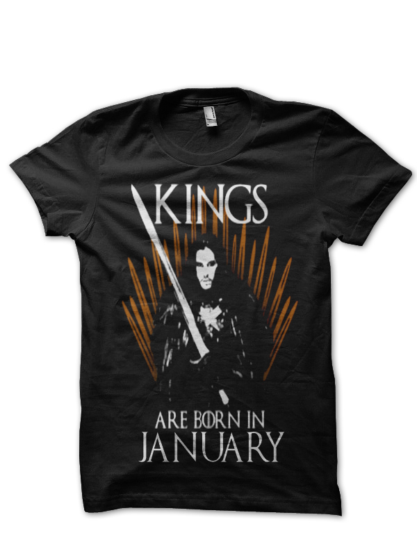 Kings Are Born In January T-Shirt