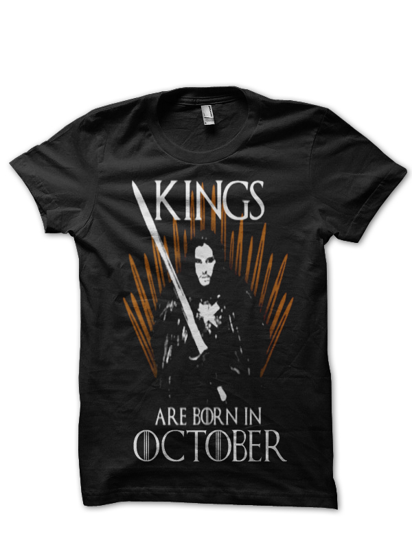 Kings Are Born In October T-Shirt