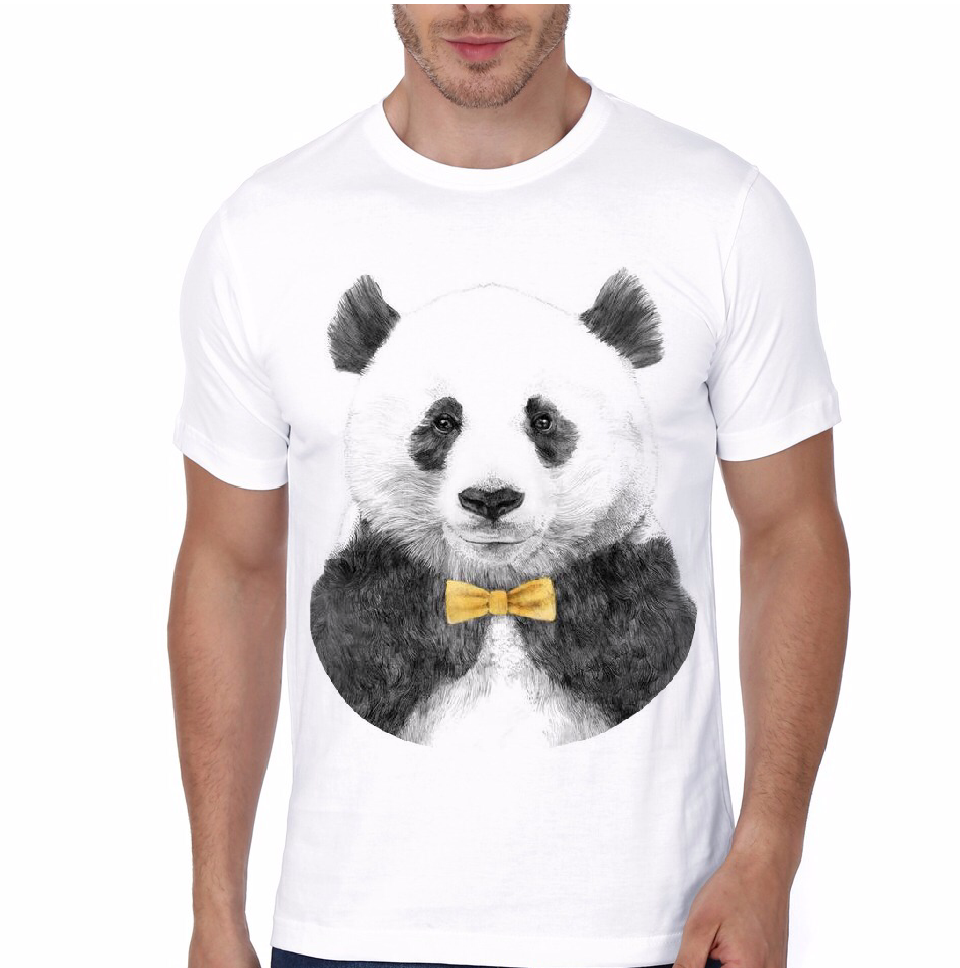 Teddy Panda White T-Shirt
