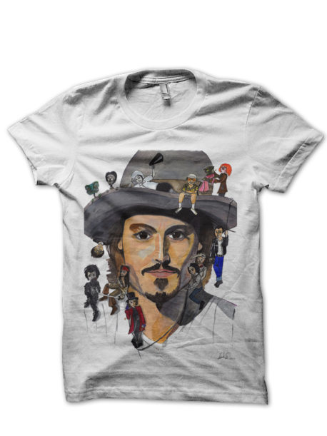Johnny Depp White T-Shirt | Swag Shirts