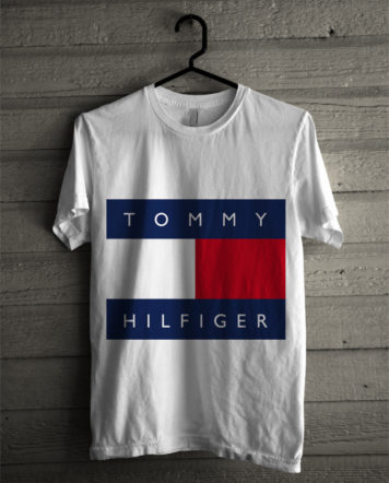 tommy white t shirt