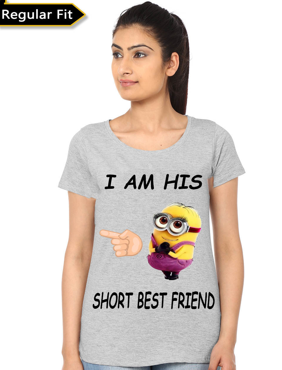 I Am His Short Best Friend Girls T-Shirt