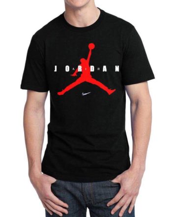 Michael Jordan Air Black T-Shirt - Swag 