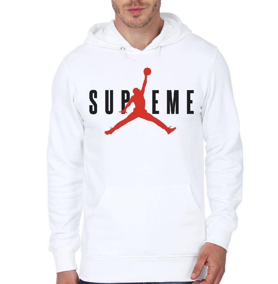 Jordan Supreme White Hoodie - Swag Shirts