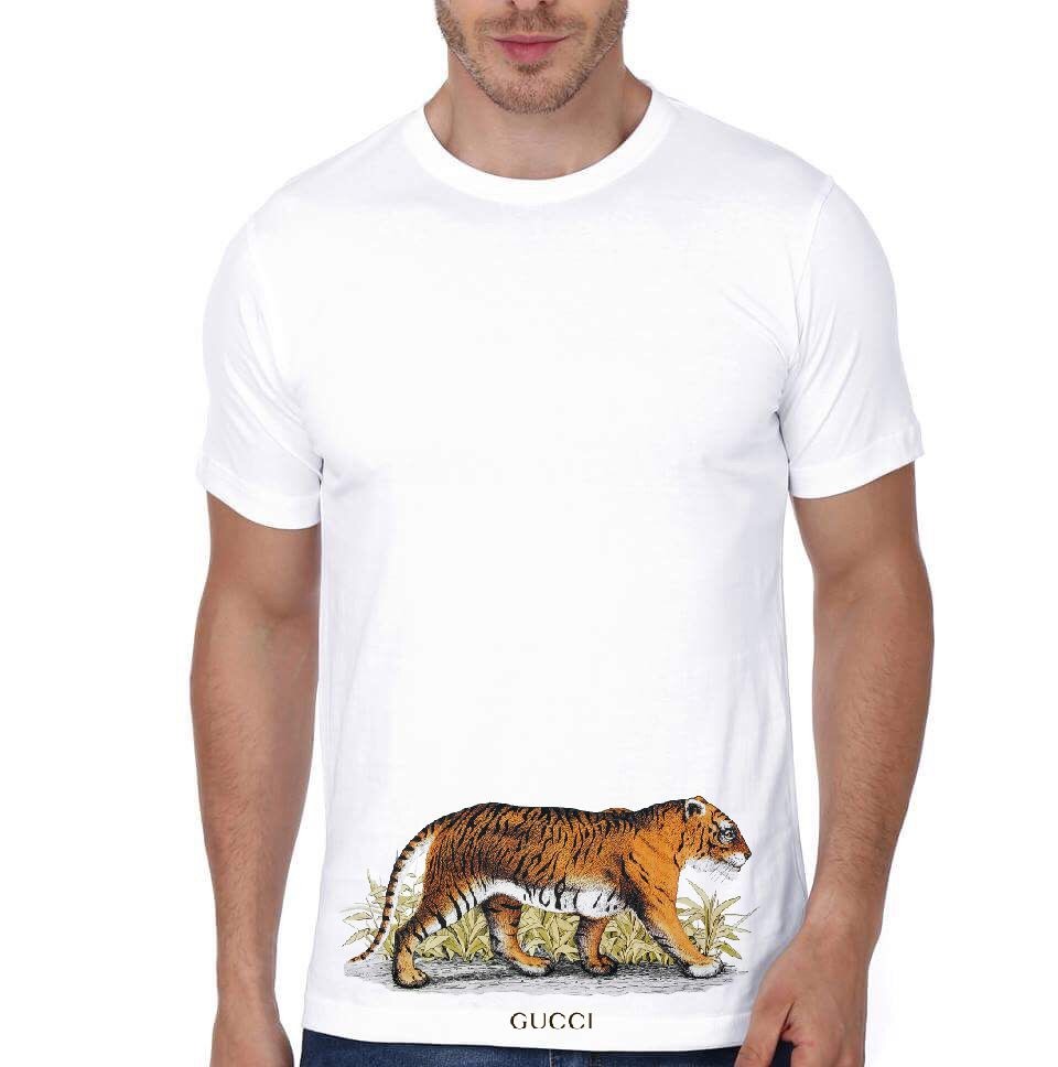 Gucci Tiger White T-Shirt - Swag Shirts