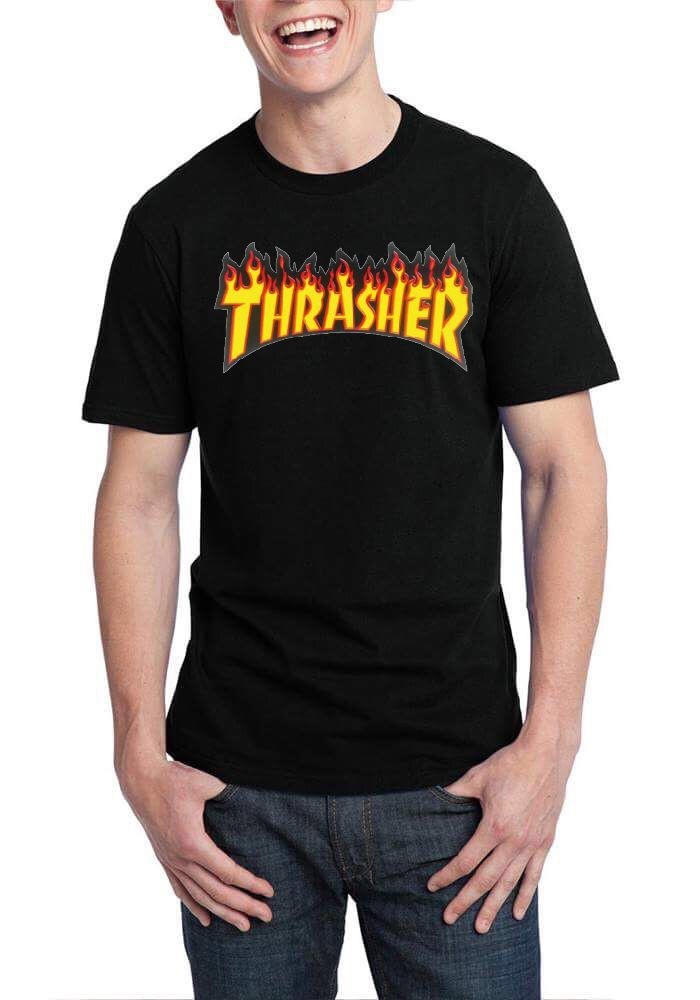 Thrasher Black T-Shirt - Swag Shirts