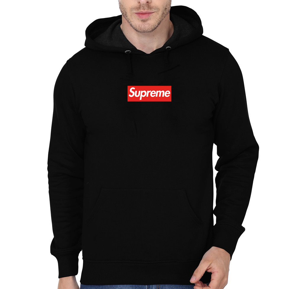 LV Supreme Black Hoodie