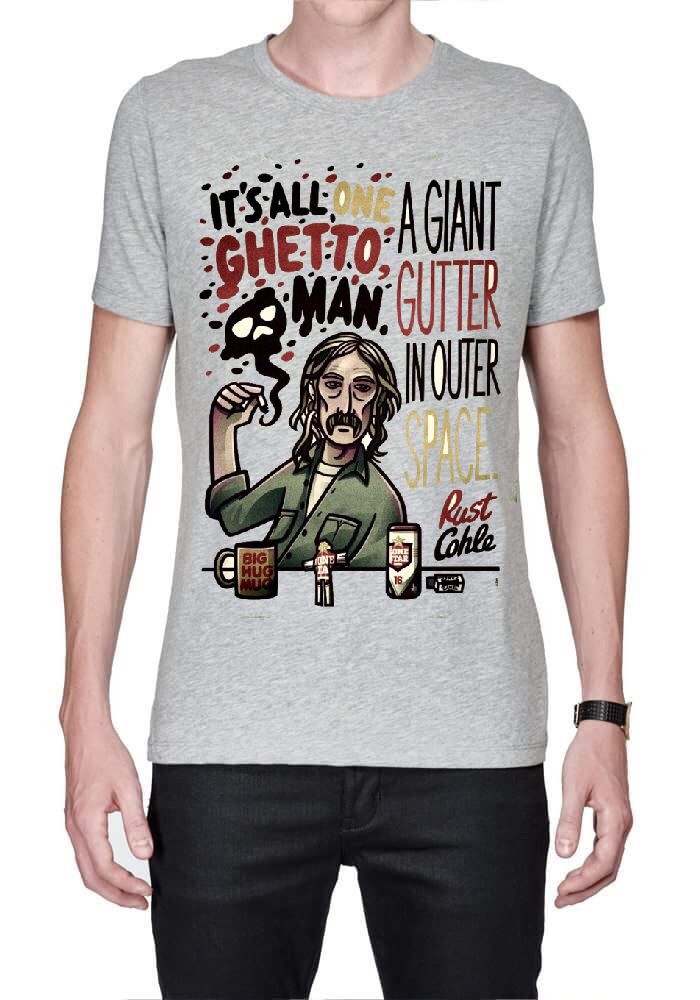 It's All About One Ghetto Man Grey T-Shirt