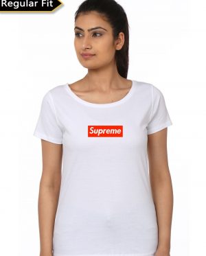 Supreme Girl's Black T-Shirt