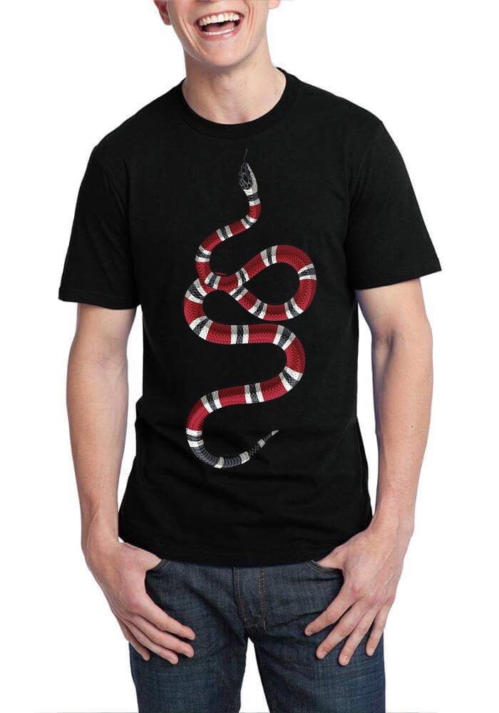 gucci snake tee shirt