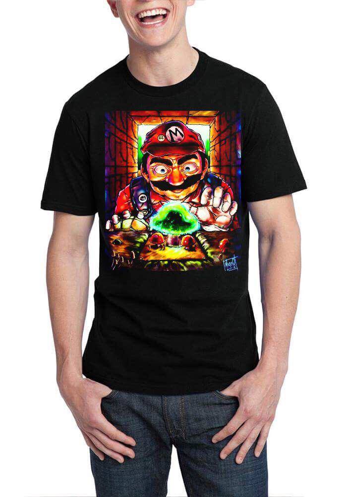 Mario Black T-Shirt