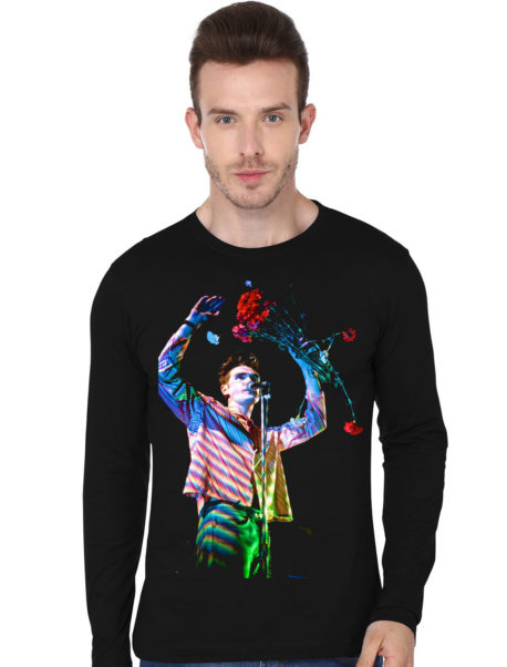 Custom Black Full Sleeve T-shirt