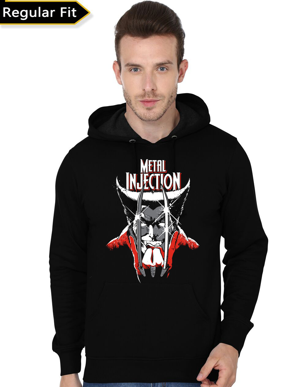 Metal Injection Wolverine Black Hoodie
