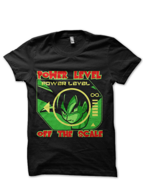 Goku Power level Black T-Shirt