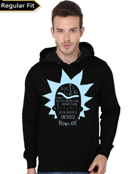 Pocket Morty White Full Sleeve T-Shirt