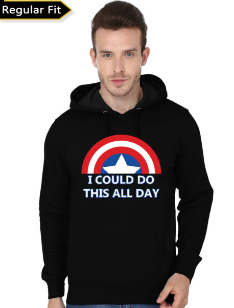 Captain America Black Hoodie