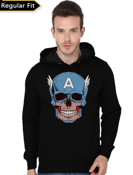 Captain Marvel Black Hoodie