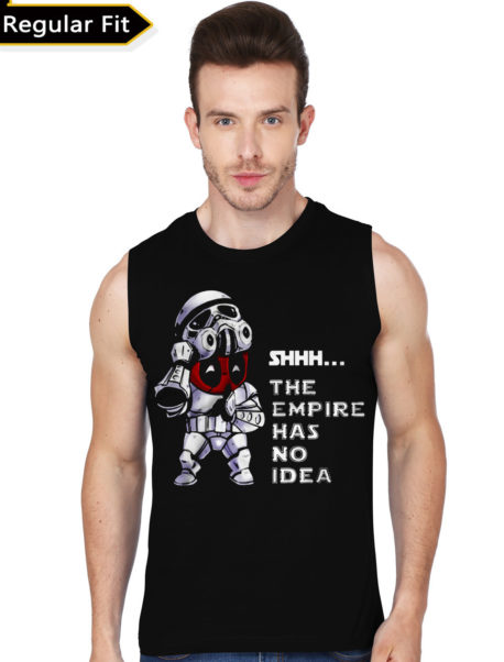 The Empire Has No Idea Black Gym Vest