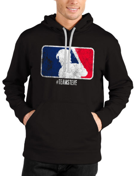 Team Steve Black Hoodie