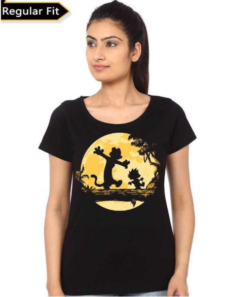 No Worries - Calvin and Hobbes Black Top