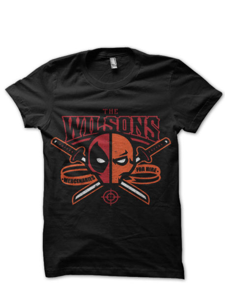 Deadpool & Deathstroke Black T-Shirt