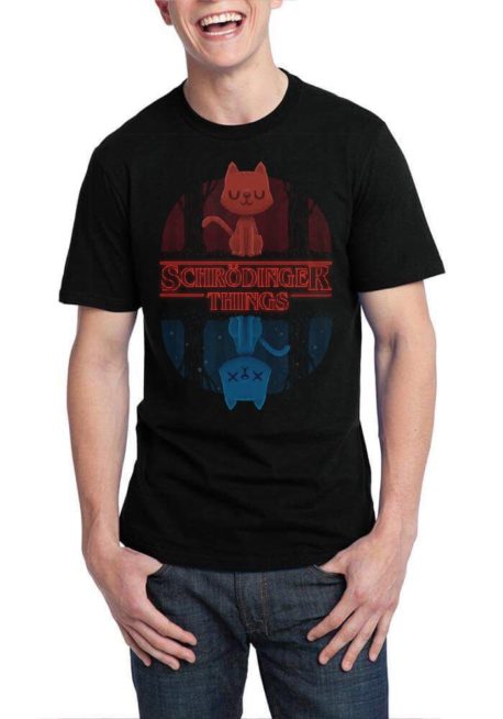 Schrodinger Things Black T-Shirt