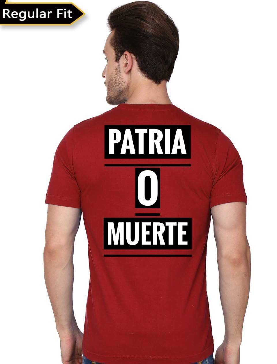 Patria O Muerte Chi Guerra Red T-Shirt - Image 2