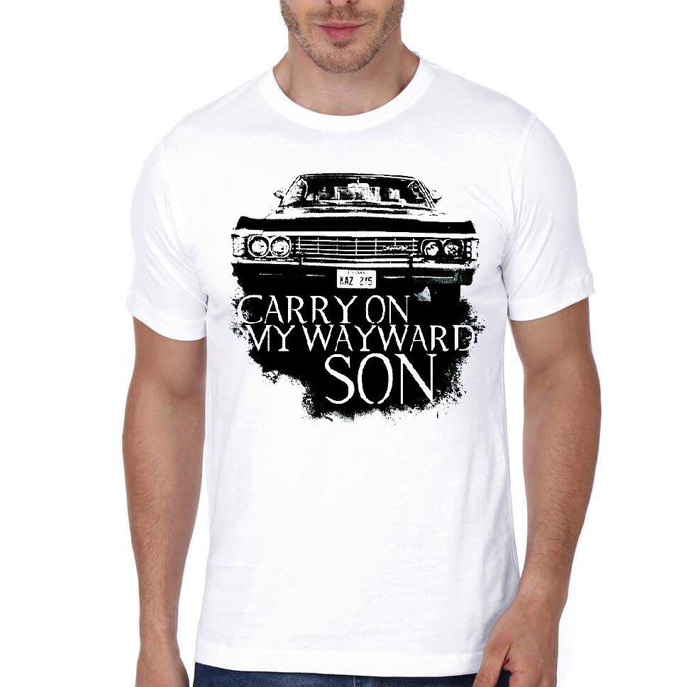 Carry On My Wayward Son White T-shirt