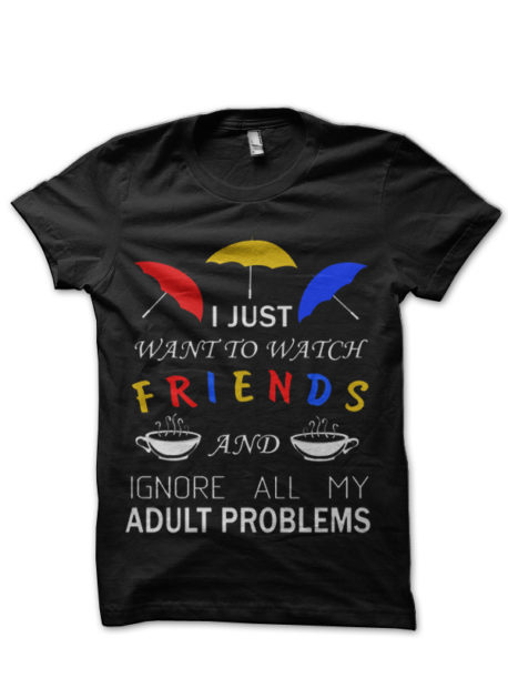 House Chandler Bing Black T-Shirt