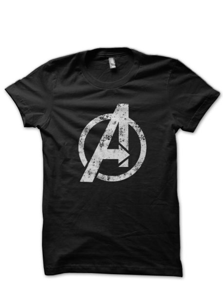 Avengers Logo Black T-Shirt